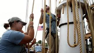 Whaleship Charles W Morgan returns to New Bedford [upl. by Auric]