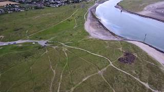 1st Flight on Mornington Beach amp Tower  Xiaomi Mi Drone 4k Ireland  Unedited Footage [upl. by Odnala]