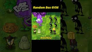 PVZ 1 Fusion Challenge 6 Plant Boxes vs 6 Zombie Boxespvz plantsvszombies pvzchallenge [upl. by Eenhat299]