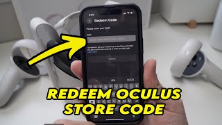 Oculus Quest 2  How to Redeem Store Code on the Oculus App [upl. by Atelokin821]