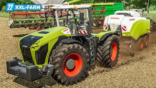 LS22 ErnteCHAOS auf dem Feld Ballen Weizenernte und mehr  XXL Farm 56  FARMING SIMULATOR 22 [upl. by Tobi]