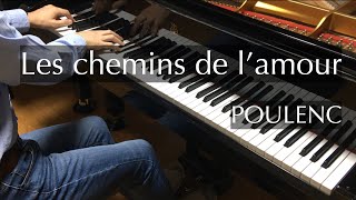 Poulenc  Les chemins de lamour  pianomaedaful [upl. by Nason9]