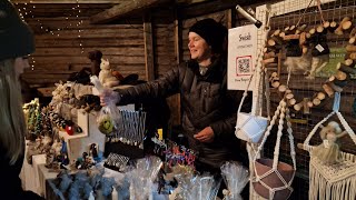 Hägnans Julmarknad Christmas market in Hägnan Luleå 2023 [upl. by Noah]