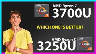 AMD Ryzen 7 3700U vs AMD Ryzen 3 3250U Technical Comparison [upl. by Lammond]