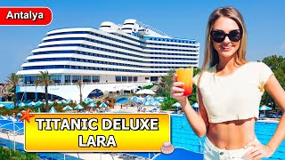 One of the BEST HOTELS in Turkey BUTTitanic Deluxe Lara in Antalya Review [upl. by Elletnuahs]