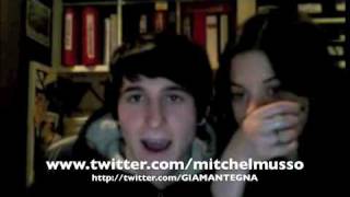 Mitchel Musso amp Gia Mantegna live chat [upl. by Hallee408]