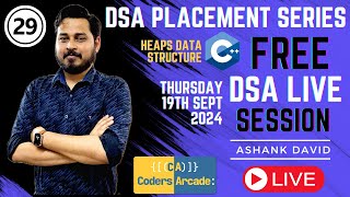 Mastering DSA in C for Placements  Session 29  Heap Data Structure [upl. by Sellma]