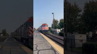 Metra 158 at Palatine IL 992024 [upl. by Ahsinut]