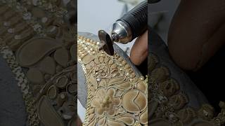 Gold necklace complete beautiful design making video gold jewelry shorts viral video [upl. by Rosenzweig]