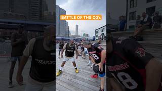 OG’s were really going at it 💪 nyc streetball basketball [upl. by Maryn]