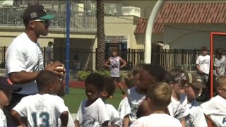 Jaguars wide receiver Christian Kirk hosts youth football camp [upl. by Florio]