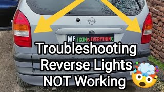 NOT Working Reverse Lights  Troubleshooting  Opel Vauxhall Chevrolet [upl. by Rasla444]