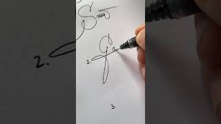 How to learn your signature❤️ [upl. by Annia]