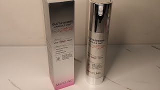 MAXCLINIC Glutathione Ampoule Shot Spitathione Reedle Spicule Microneedle Serum Whitening Brighten [upl. by Redleh]