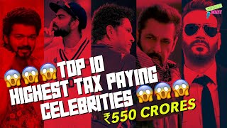 TOP 10 CELEBRITY TAX PAYERS in INDIA 2024  भारत में शीर्ष 10 सेलिब्रिटी आयकर दाता  moneymatters [upl. by Akila]