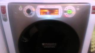 Hotpoint Waschtrockner AQD1071D 69 EUA Aqualtis [upl. by Tristis]