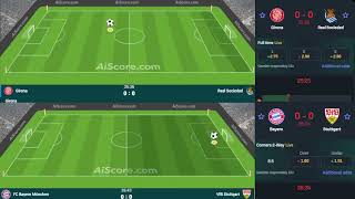 FC Bayern München  VfBlive broadcast 🔴 with detailed visual and text effects 2024 [upl. by Asirrom]