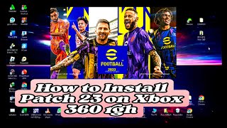 install patch 23 on xbox 360 rgh  Base pes 2018 [upl. by Nabla]