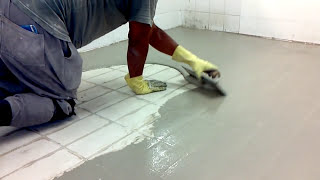 Piso uretano sobre ceramica  Hardylayer UT  Obra Hotel IBISMERCURY  1123648172 [upl. by Nodnas]