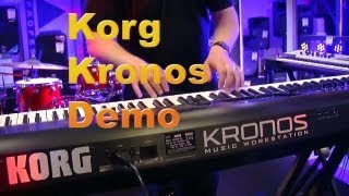 Korg Kronos Workstation Keyboard Demo Part 1 [upl. by Hun]