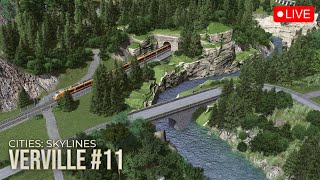 LIVE  Verville Gotthard Cities Skylines Livestream 11 [upl. by Alisun150]