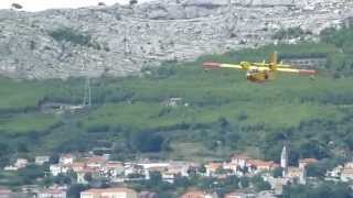 Löschflugzeug in Split Stobreč [upl. by Aziaf]