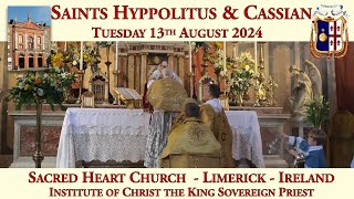 Tuesday 13th August 2024 Saints Hyppolitus amp Cassian [upl. by Nylasej618]