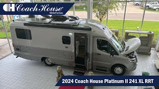 Walkthrough of 2024 Coach House Platinum II 241 XL RRT  Luxury Class B Motorhome [upl. by Nahtanod208]