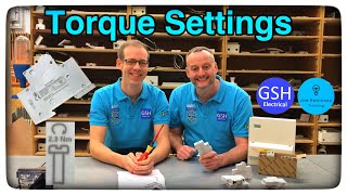 How to Set a Torque Screwdriver up and Use it  Torque Settings on Crabtree Circuit Breaker MCB [upl. by Ecnesse]