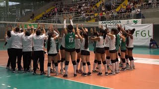 Antioquia campeón del femenino de voleibol [upl. by Ful]