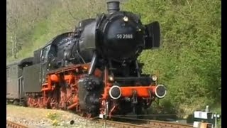 Dampfloks 50 3673 und 50 2988 auf der Sauschwänzlebahn  die schönsten Bahnstrecken Deutschlands [upl. by Etteroma]