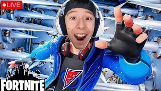 LIVE  Beating IMPOSSIBLE 100 LEVEL DEATHRUN FORTNITE [upl. by Fahy]