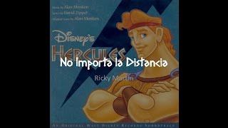 No Importa la Distancia Letra [upl. by Vano497]