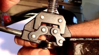 How Break or Cut Motorized Bicycle Chain Using a Chain Breaker Tool [upl. by Circosta]