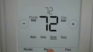 Factory Reset Honeywell T6 Thermostat [upl. by Akem]