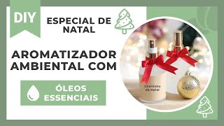 Como fazer Aromatizador ambiental com óleos essenciais Cheirinho de Natal  Entrevista SBT Meio Dia [upl. by Oirretno]