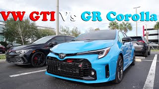 2024 GR Corolla VS 2024 VW GTI Which One Should You Buy [upl. by Leur]