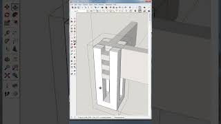 beautiful wooden construction for your table woodworking sketchup short [upl. by Hendrickson]