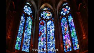 La Cathédrale de Reims et ses vitraux visite en images [upl. by Lamee]