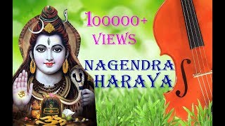 Nagendra Haraya trilochanaya with Lyrics and MeaningShiva Panchakshari Stotram [upl. by Gussi]