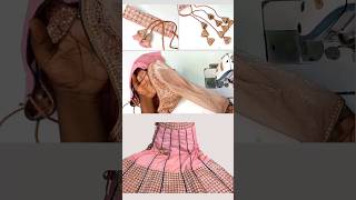 Lehenga Cutting and Stitching  Quick Sewing Short shorts lehenga [upl. by Malsi69]