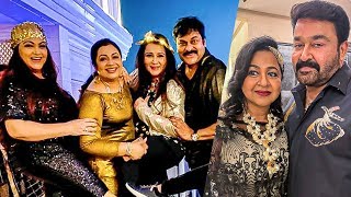 80s Reunion PARTY Mohanlal Chiranjeevi Kushboo Nagarjuna Radikaa amp more Celebs attend [upl. by Gena]