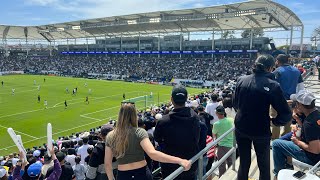 LAFC FANS CHANTS We Can’t Hear you Black and Gold 2023 [upl. by Innavoig]