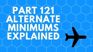 Dispatch Part 121 amp 135 Derived Alternate Minimums Ops Spec C055 Explained ATP amp Aircraft Dispatcher [upl. by Cochrane]