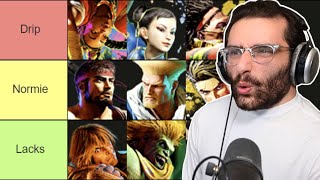 Most Drip Street Fighter 6 Tier List [upl. by Astred792]