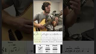 Upside DownJack JohnsonIntro Tab and Strumming Pattern acousticguitar guitartabs guitarsolo [upl. by Swan681]