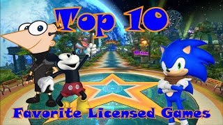 Top 10 Favorite Licensed Games [upl. by Siuqcram]