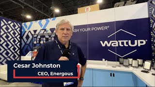 CES 2022 VIDEOS Energous CEO Cesar Johnston explains the wireless power revolution [upl. by Omissam84]