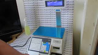 How To Program Your Products CAS CL5200 CL3000 Retail Weighing Scales [upl. by Ailliw]