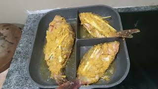 Masak Ikan Kakap Merah Bumbu Kuning shortvideo cooking ikanbakar [upl. by Yekcir462]